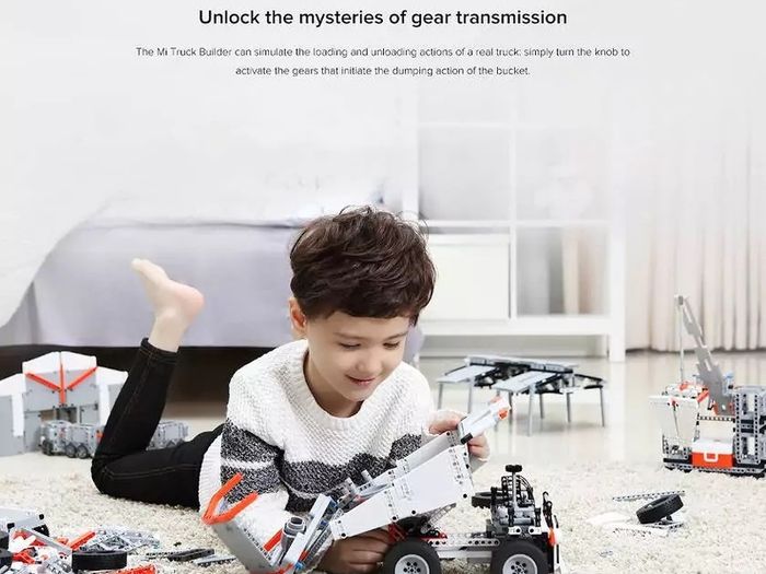 Xiaomi Mi Building Block Mine Truck Steering Wheel Control Dump Lift Smart Remote Control For Kids