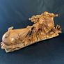Vintage Maitreya Buddha figure carrying money bag Image 3