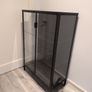 Ikea Rudsta black glass shelving unit Image 4