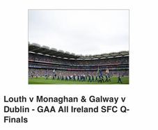 GAA tickets Dublin v Galway