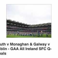 GAA tickets Dublin v Galway