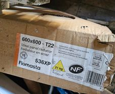 Flomasta 600x600 T22 Steel Panel Radiator
