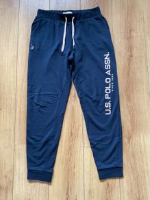 Genuine U.S. Polo Assn. Ladies navy joggers - size M/12 Brand New