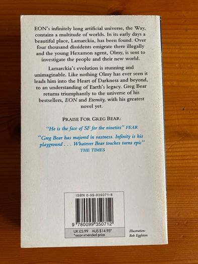 Science Fiction: 'Legacy' book