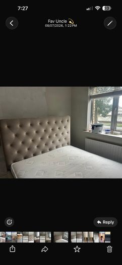 5ft Double Bed and mattress from M&S