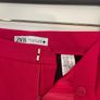 Hot pink straight leg trousers Image 2