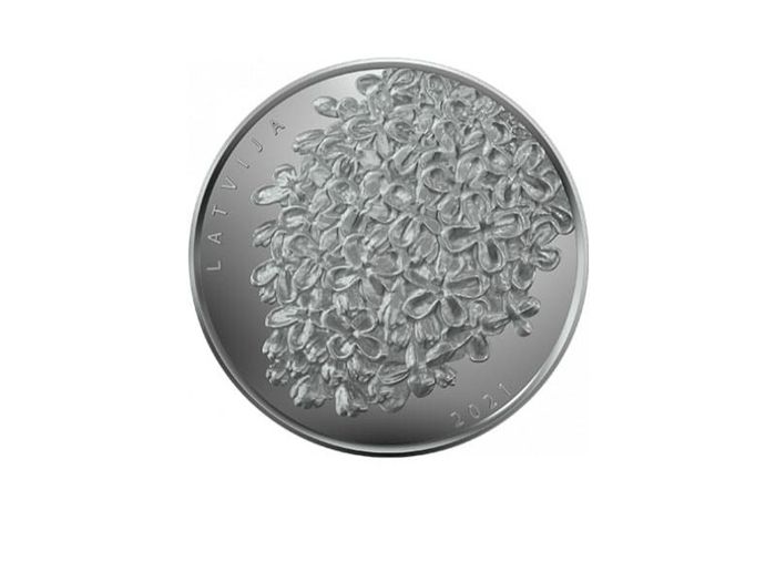 2021 Latvia 5 Euro Silver Coin "Coin of Luck"