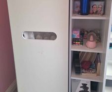 Loft Bed with wardrobe and desk
