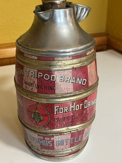 Rare Chinise hot and cold flask