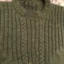 Hand knit Aran Jumper Image 7