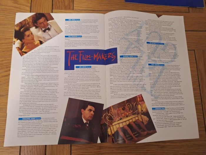 1989 The Tall Guy Press Kit Jeff Goldblum, Rowan Atkinson & Emma Thompson
