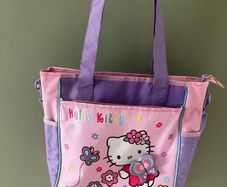Sanrio Hello Kitty Pink & Purple Tote Bag