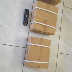 3xbrand new sets of hex dumbbells
