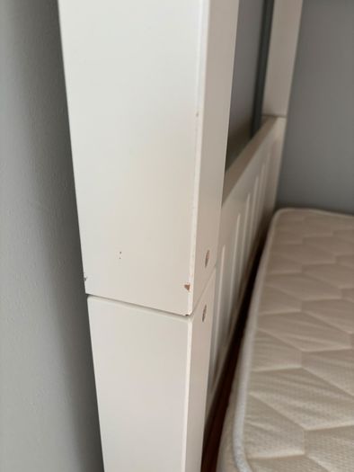 Single White Bunk beds