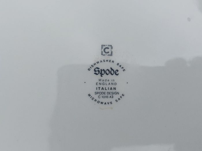Fabulous Large  Dinner Plate from the Quality Pottery Firm Spode in the Very Popular and Collectable "Italian" Pattern, Priced Individually, Three Available