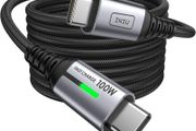 INIU USB C Cable, [2m] 100W Fast Charging USB C to USB C cable, Nylon Braided Phone Charger Type C Data Cord for iPhone 17 16 Pro Max, MacBook, iPad Air, Samsung S25 S24 Ultra, Google Pixel 9, Xiaomi