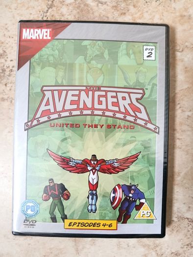 Set of 3 DVDs Classic Marvel - The Avengers: United They Stand 1999 Episodes 1-9 NEW