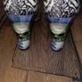 Beautiful shoes with skull design, worn for wedding, size 6 Image 3