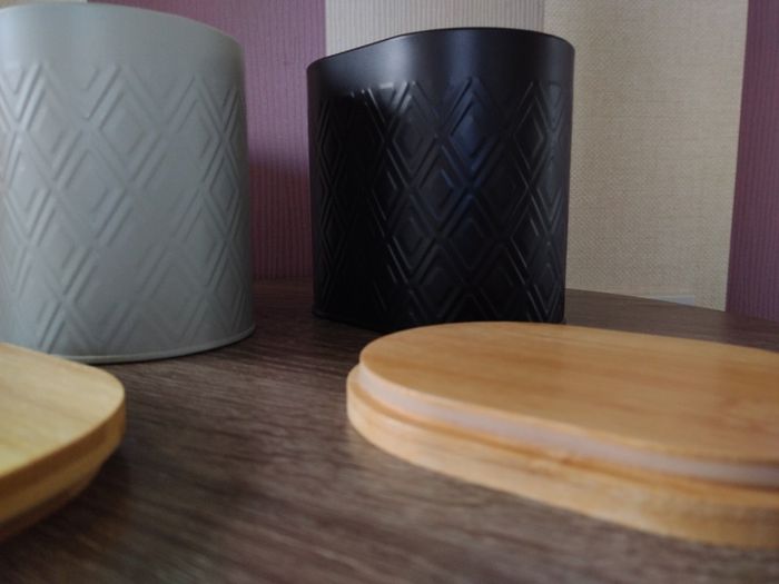 Set of x2 Kitchen Storage Tins