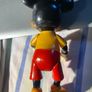 a vintage 1970s Walt Disney Productions hard plastic/vinyl jointed Mickey Mouse figure (made in Hong Kong) Image 3