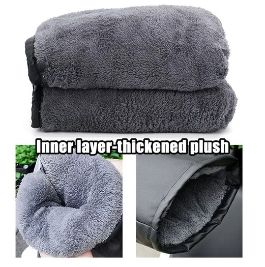 Motorcycle Motor Cycle Bike e Scooter Handlebar Muffs Winter Equipment Mitts Warmer Gloves Waterproof Handmuffs Bicycle Handle Cover Hand Covers Warmers