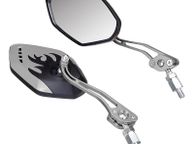main image for ad New Aluminum 2 Pcs Safety Adjustable Mirror Bike Bicycle Rear View Glass #1458