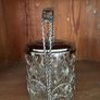 Vintage Heavy Cut Glass Ice Bucket / Biscuit Barrel Image 2