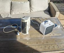 2 Portable Electric Fan Heaters   Fully Working