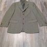 Vintage Magee Soft Line Pure New Wool Tweed Blazer Jacket Olive Green Image 2