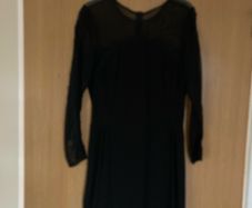 Sandro black dress size 2 - uk 10. Great cond