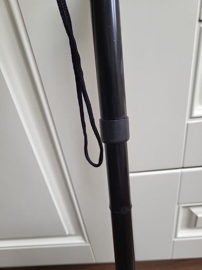 Walking stick folding
