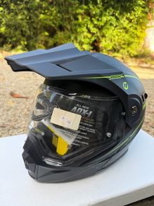 Never used motorbike helmets
