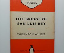 The Bridges of San Luis Rey - Thornton Wilder - Vintage Orange Penguin Paperback Book