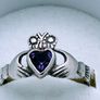 Silver Claddagh Ring Image 3