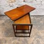 Mid Century Rosewood Extending Coffee Table with Under Tray Image 6