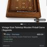 Wooden pinball machine Image 4