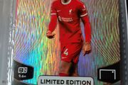Virgil van Dijk Silver Limited Edition Panini Football Card