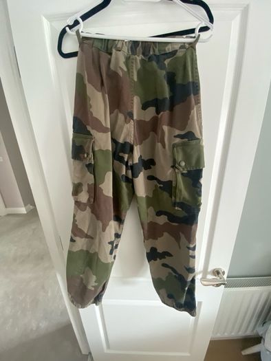 Military surplus camo uniform