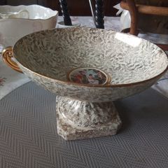 Antique Empire Ware Comporte Pedestal Bowl