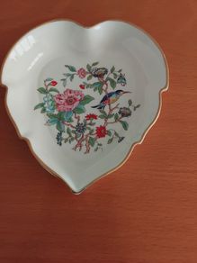 Aynsley Pembroke heart shaped trinket  dish
