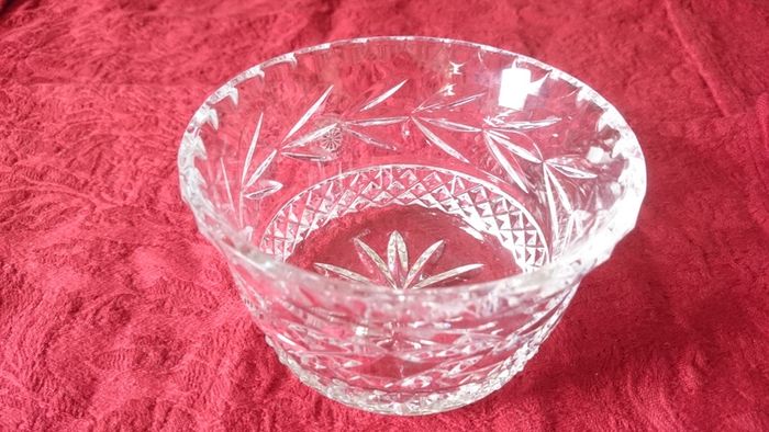 Galway Cut Crystal Bowl With Stamp And Label Made In Ireland