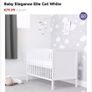 Baby Elegance Elle Cot White Image 4