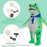 Frog Costume, Adult Inflatable Costume Frog Halloween Costumes Full Body Blow up Cosplay Costume Suit for Men Women Funny Fancy Dress Party Image 3