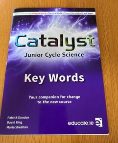 Catalyst - Junior Cycle Science Key Words Book