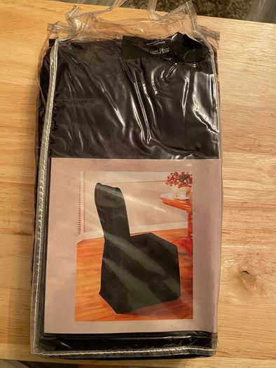 Seat cover black suedette cover