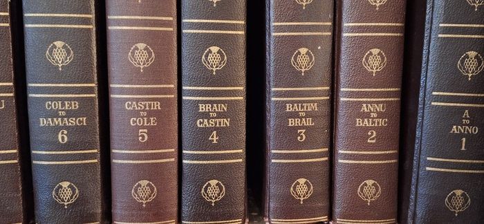 1955 Encyclopaedia Britannica Complete 24 Volumes Vintage Library Set