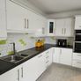 Modern White Gloss Kitchen Image 7
