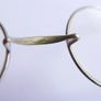 Antique wire rimmed glasses, Ben Franklin style, 1800s,With Original Case Image 5