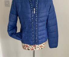 jacket white label brand premium brand size 12 royal blue with diamonte