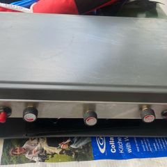 Gelert 2 Ring camping gas cooker with Grill